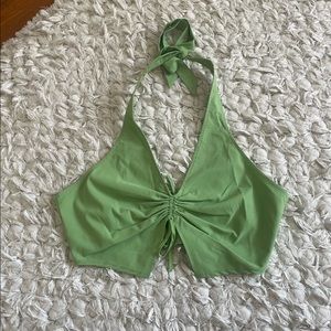 H&M crop halter top